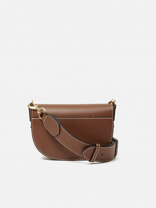 Denbigh Studded Leather Bag | Tan