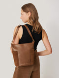 York Slouchy Bucket Bag | Tan