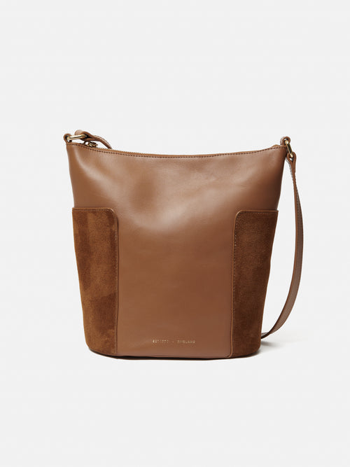 York Slouchy Bucket Bag | Tan