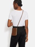 Leather Crossbody Phone Bag | Tan