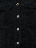 Boxy Cord Trucker Jacket | Navy