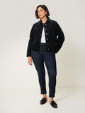 Boxy Cord Trucker Jacket | Navy