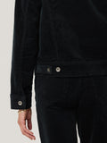 Boxy Cord Trucker Jacket | Navy