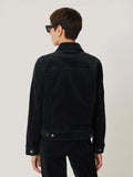 Boxy Cord Trucker Jacket | Navy