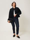 Boxy Cord Trucker Jacket | Navy