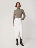 Cloud Cashmere Polo Jumper | Taupe