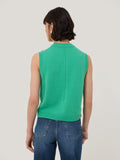 Wool Cashmere Blend Waistcoat | Green