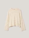 Loop Intarsia Jumper | Cream