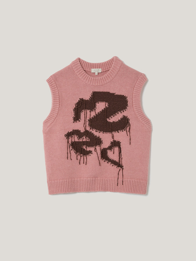 Graffiti Lips Tank | Pink