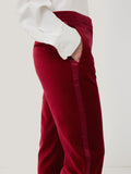 Mason Velvet Trouser | Red