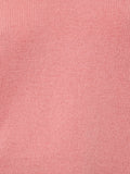 Wool Cashmere Blend V Neck | Pink