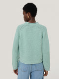 Chunky Textured Cotton Jumper | Mint