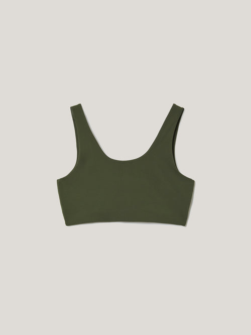 Yoga Crop Top | Khaki