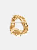 Molten Loop Brooch | Gold