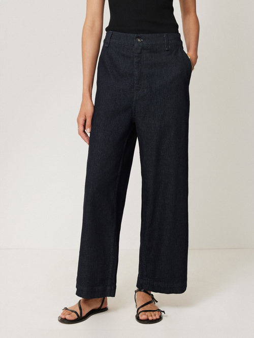 Hampstead Wide Leg Jean | Indigo