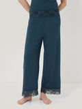 Modal Lace Pyjama Trouser | Grey