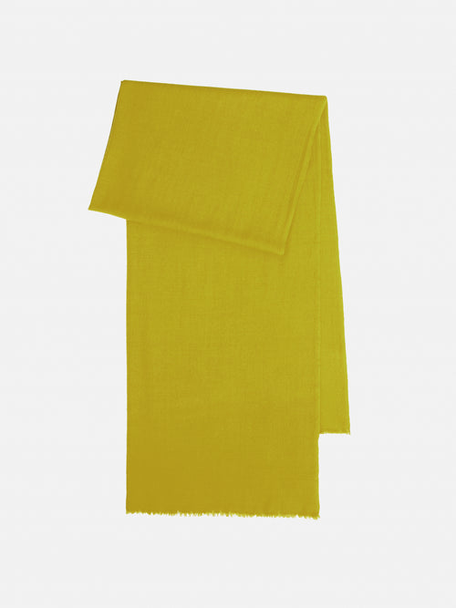 Wool Silk Pashmina | Mustard