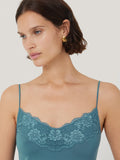 Modal Lace Vest | Deep Water