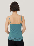 Modal Lace Vest | Deep Water