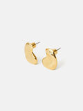 Molten Stud Earring | Gold