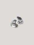 Molten Stud Earring | Silver