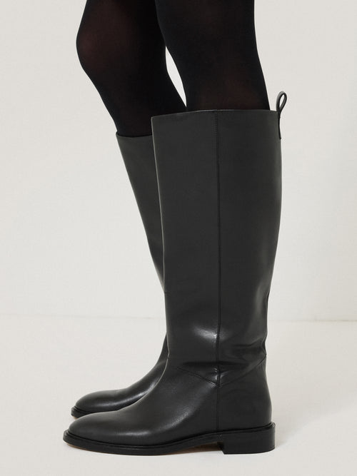 Heritage Leather Riding Boot | Black