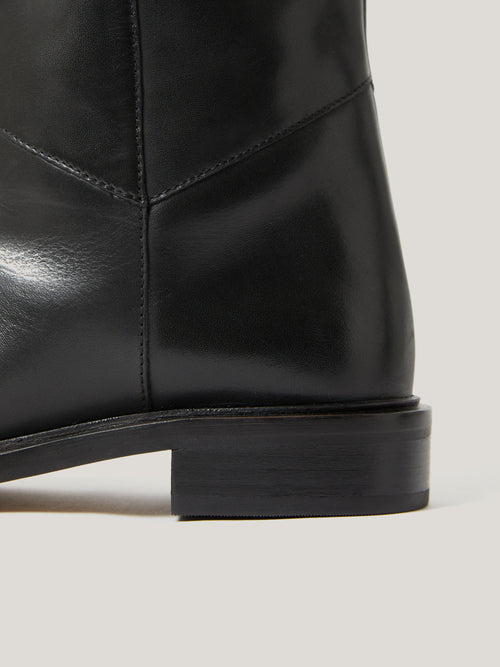 Heritage Leather Riding Boot | Black