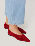 Linnie Flat Pointed Ballerina | Red