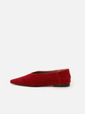 Linnie Flat Pointed Ballerina | Red