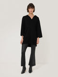 Knitted Kaftan Tunic | Black