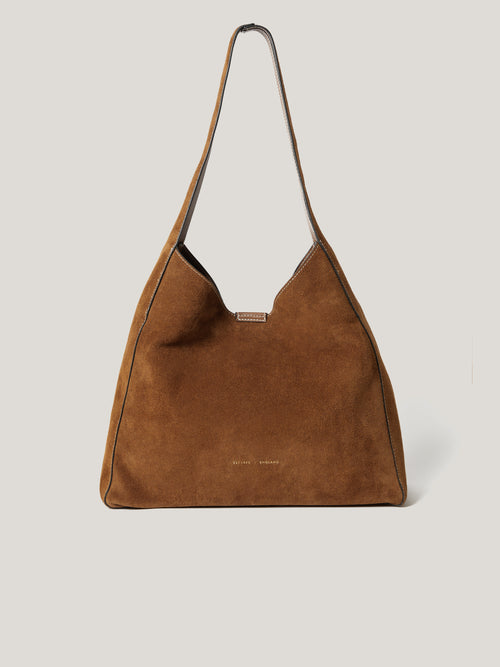 Heckfield Suede Tote | Tan