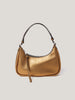 Leather Crescent Shoulder Bag | Copper