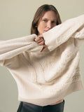 Loop Intarsia Jumper | Cream