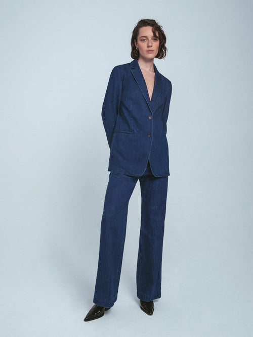 Denim Tailored Trouser | Indigo – Jigsaw