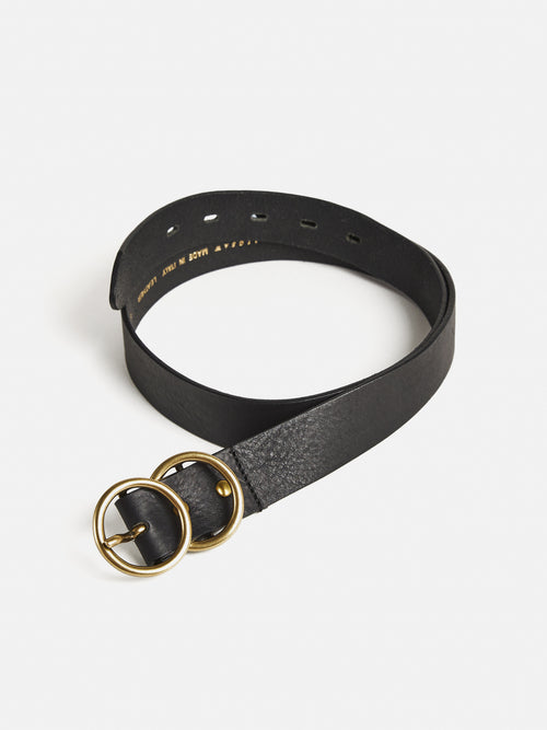 Italian Leather Carlos Belt | Black