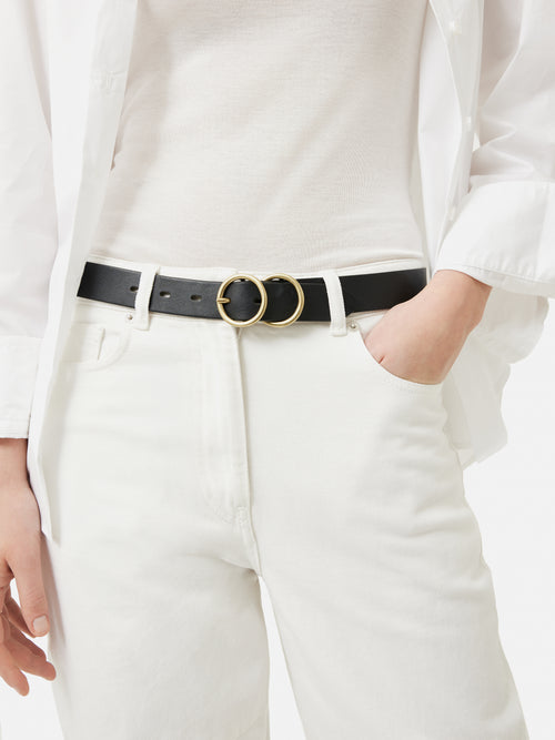 Italian Leather Carlos Belt | Black