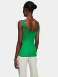 Lace Trim Vest | Bright Green