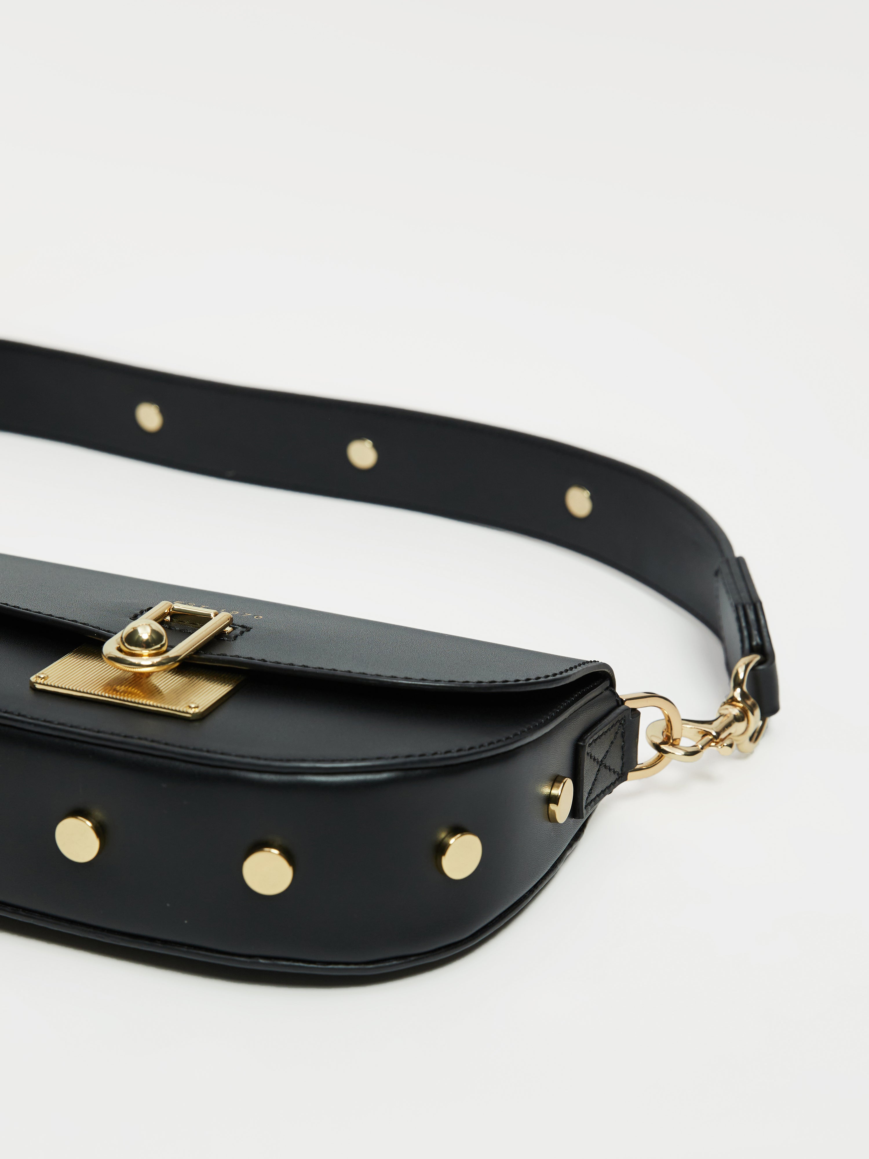 Denbigh Studded Leather Bag | Black – Jigsaw