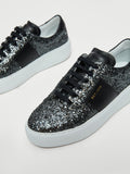 Riva Glitter Trainer | Black