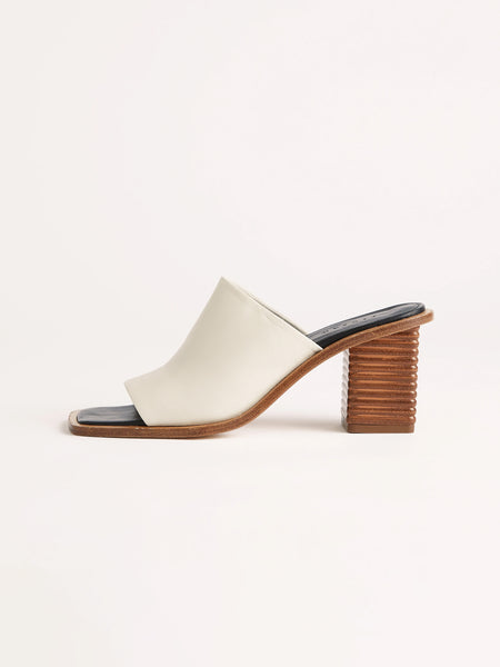 Stacked hotsell heel mules