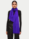 Wool Silk Pashmina | Purple