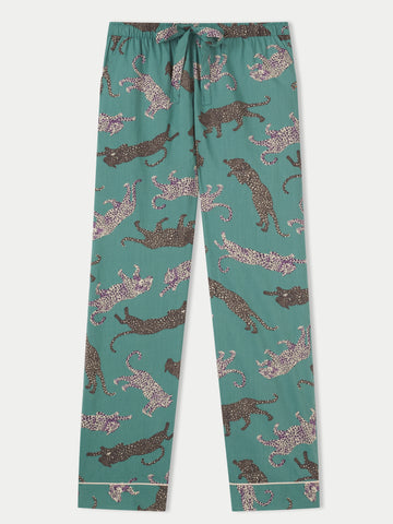 Hazel Blues®, Green Leopard Pajama Jogger Set