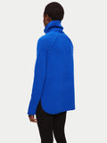 Merino Scoop Hem Jumper | Blue