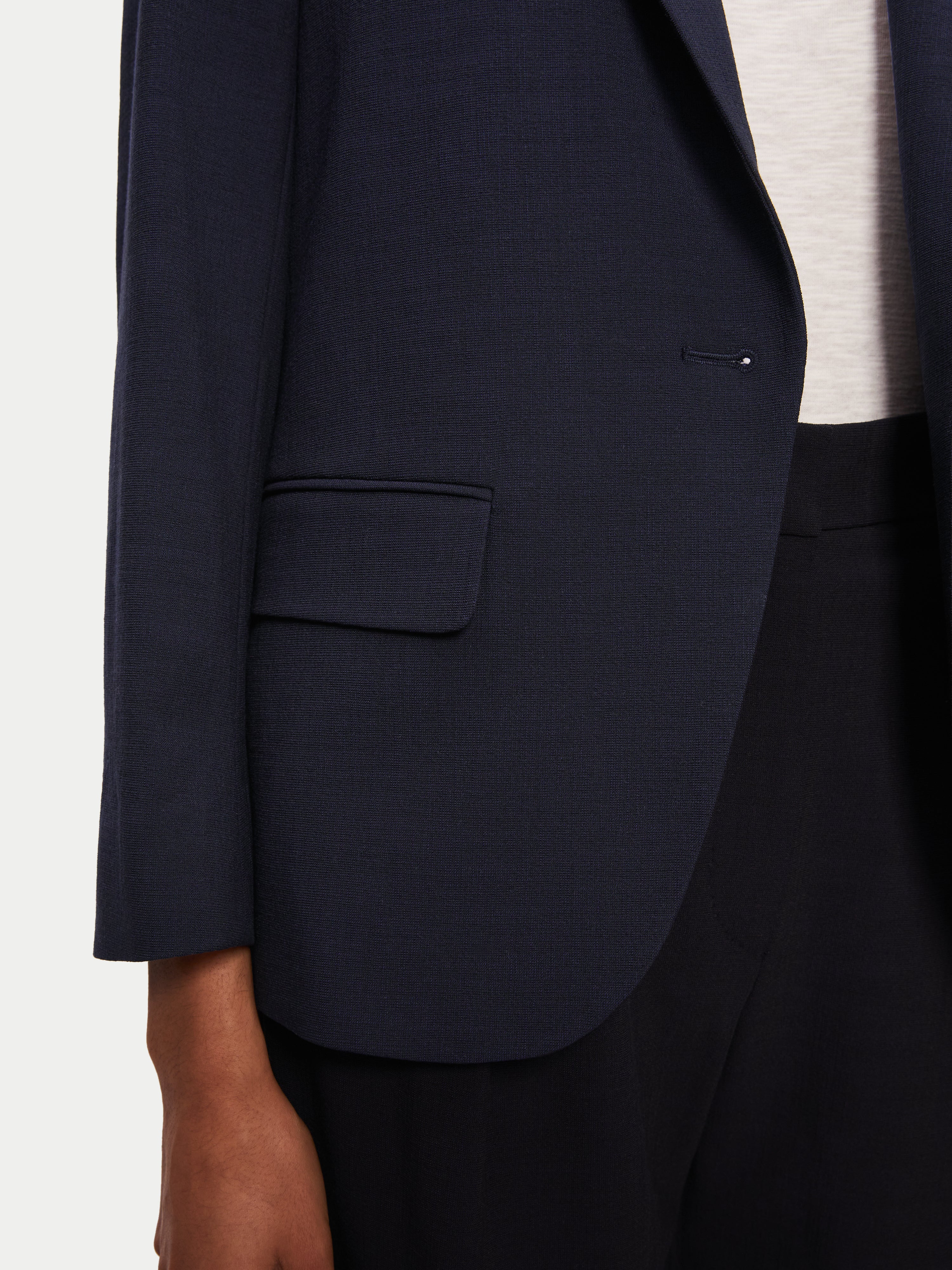 Crosshatch Brook Blazer | Navy – Jigsaw