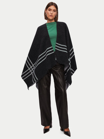 St. John wool striped reversible cape - Coats & jackets