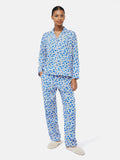 Wild Cat Modal Pyjama | Blue