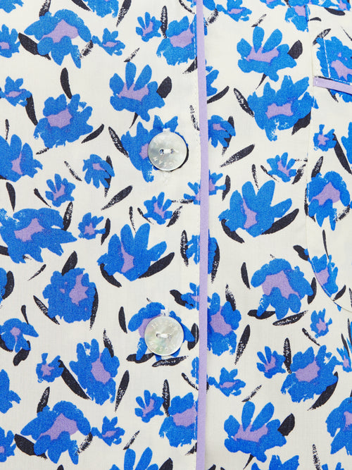 Wild Cat Modal Pyjama | Blue